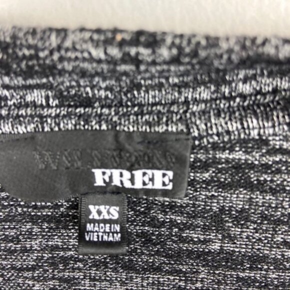 Aritzia Wilfred Luma Long Sleeve Open Back Size XXS Heathered Grey Top T-Shirt - Picture 3 of 6